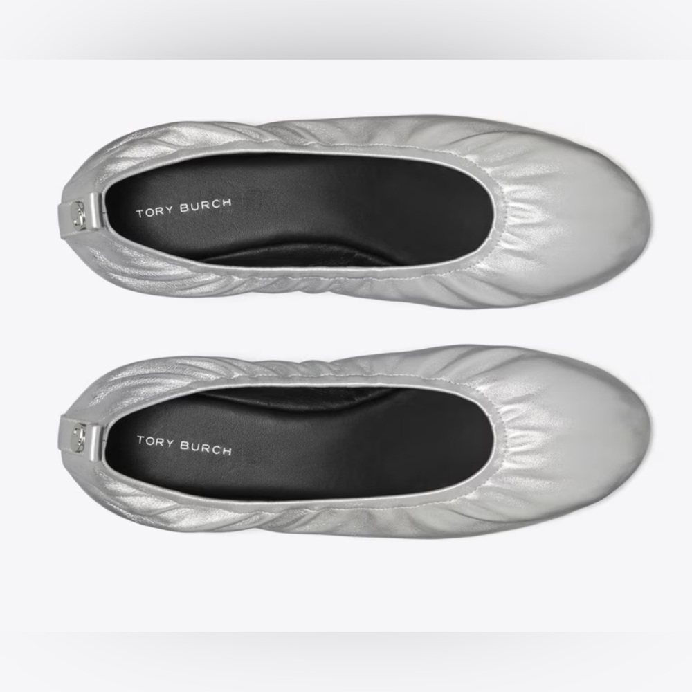 Tory Burch Silver Women's Shoes size 9
